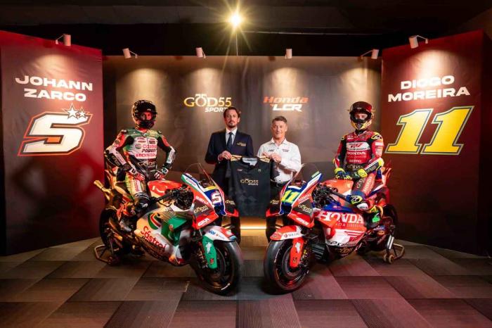GOD55 Sports Honored to Partner With Honda LCR Team in MotoGP