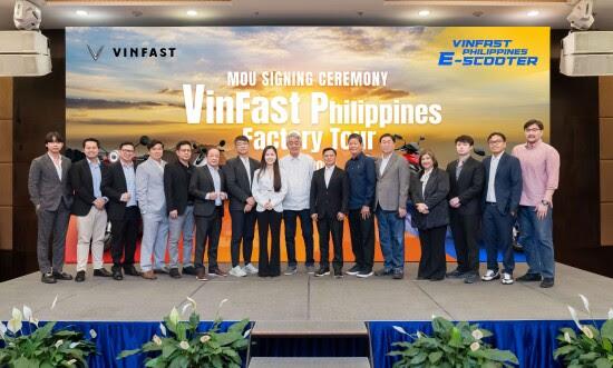 VinFast signs partnerships with 14 e-scooter dealers in the Philippines, accelerating nationwide network expansion