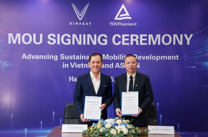 VinFast partners with TUV Rheinland to advance vehicle testing capabilities for Vietnam's automotive industry