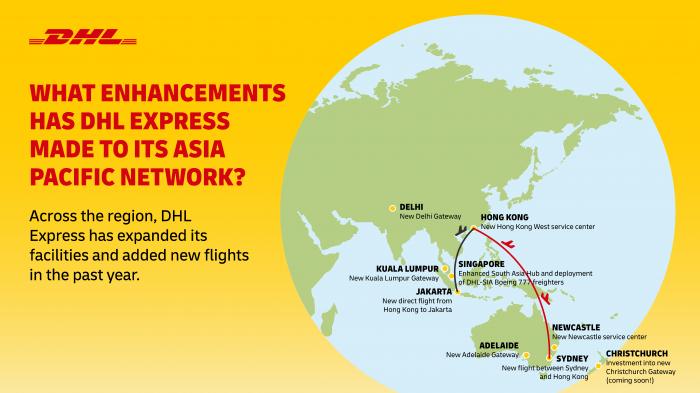 DHL Express enhances Asia Pacific network to help customers manage geographic headwinds